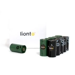 Lionto 600 Hundekotbeutel, Schwarz/grün