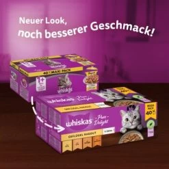 Whiskas Pure Delight Mega Pack Geflügel Ragout In Gelee 40 X 85g -Trixie Store e2522623fde1eb62c07cac516426bd86b0851600 1410723 de DE Whiskas 4