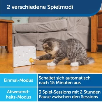 PetSafe Automatisches Katzenspielzeug Cheese 6 PetSafe Automatisches Katzenspielzeug Cheese – Bild 4